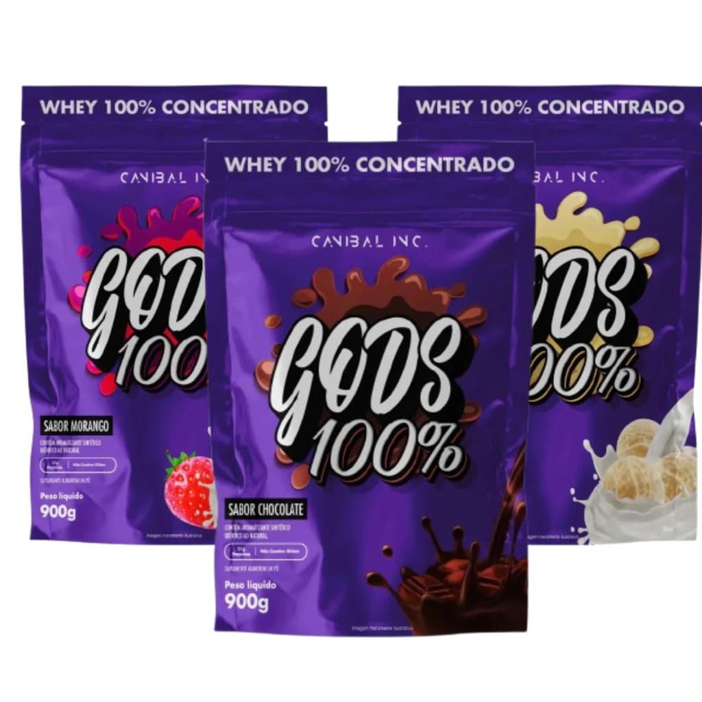 GODS WHEY CANIBAL 100% CONCENTRADO