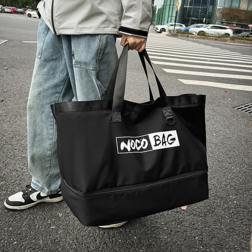 Bolsa de esqui Super grande capacidade, bolsa de armazenamento de bagagem de mão, leve, curta distância, bolsa de viagem