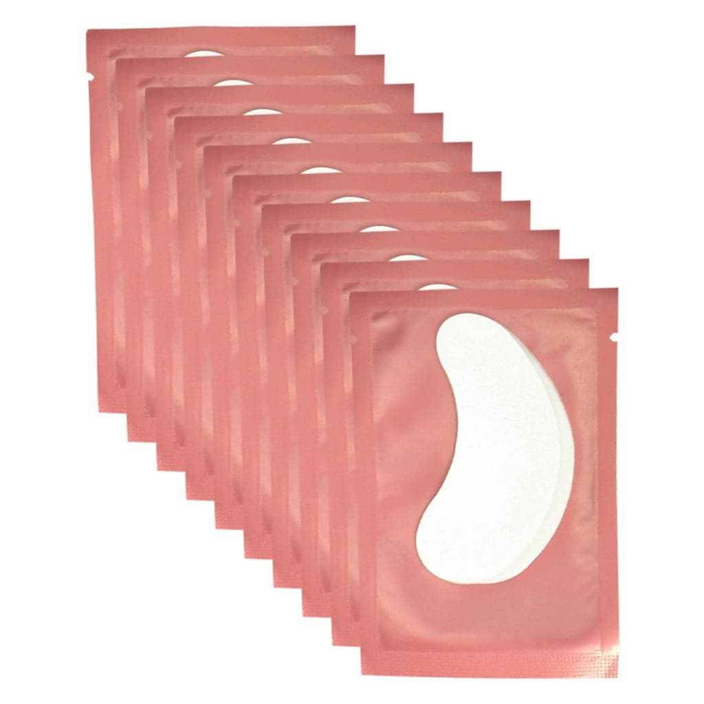 VEYES INC 50 Pares de Patches Oculares de Hidrogel Rosa para Extensão de Cílios, Almofadas de Gel Naturais Sem Pelos par