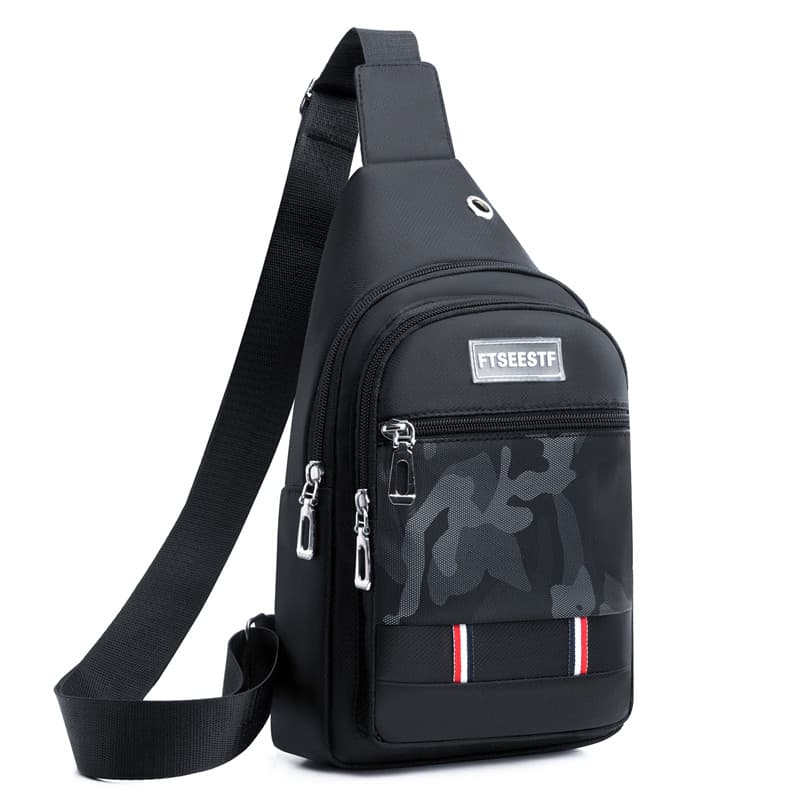 Bolsa de ombro Casual masculina bolsa de peito bolsa mensageiro de grande capacidade novo estilo estudante Street Wear m