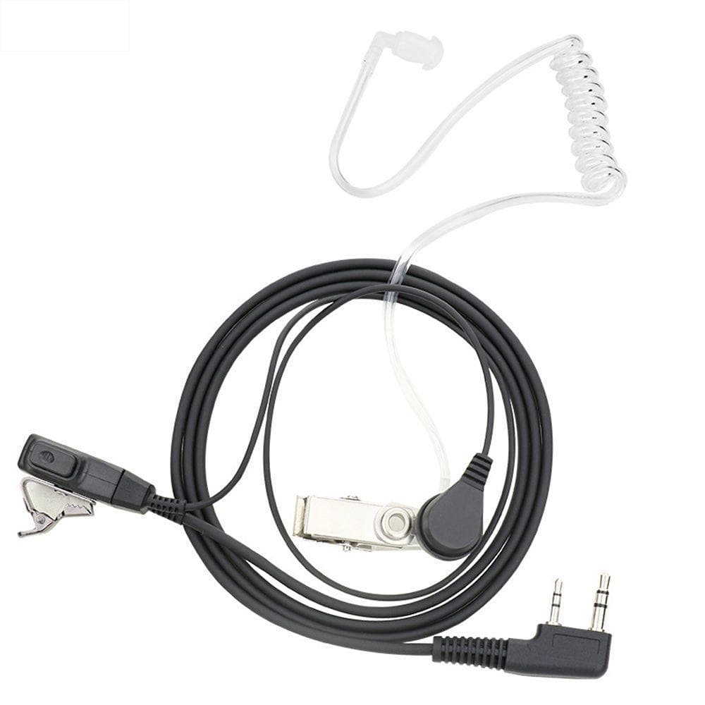 Fone De Ouvido Intra-Auricular , Com Orientação De Ar , Acessórios Para Walkie Talkie De Rádio , Microfone , Duto
