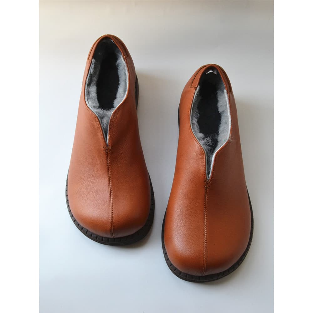 Comércio exterior cauda pedido cauda bens lã Real baixo-Top grande sapatos de algodão quente Casual couro antiderrapante