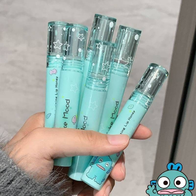 Toot Lip Hidratante kekemood Brilho de Água Transparente Brilho Labial Desbotamento Linhas de Lábios de Água de Peixe Bo