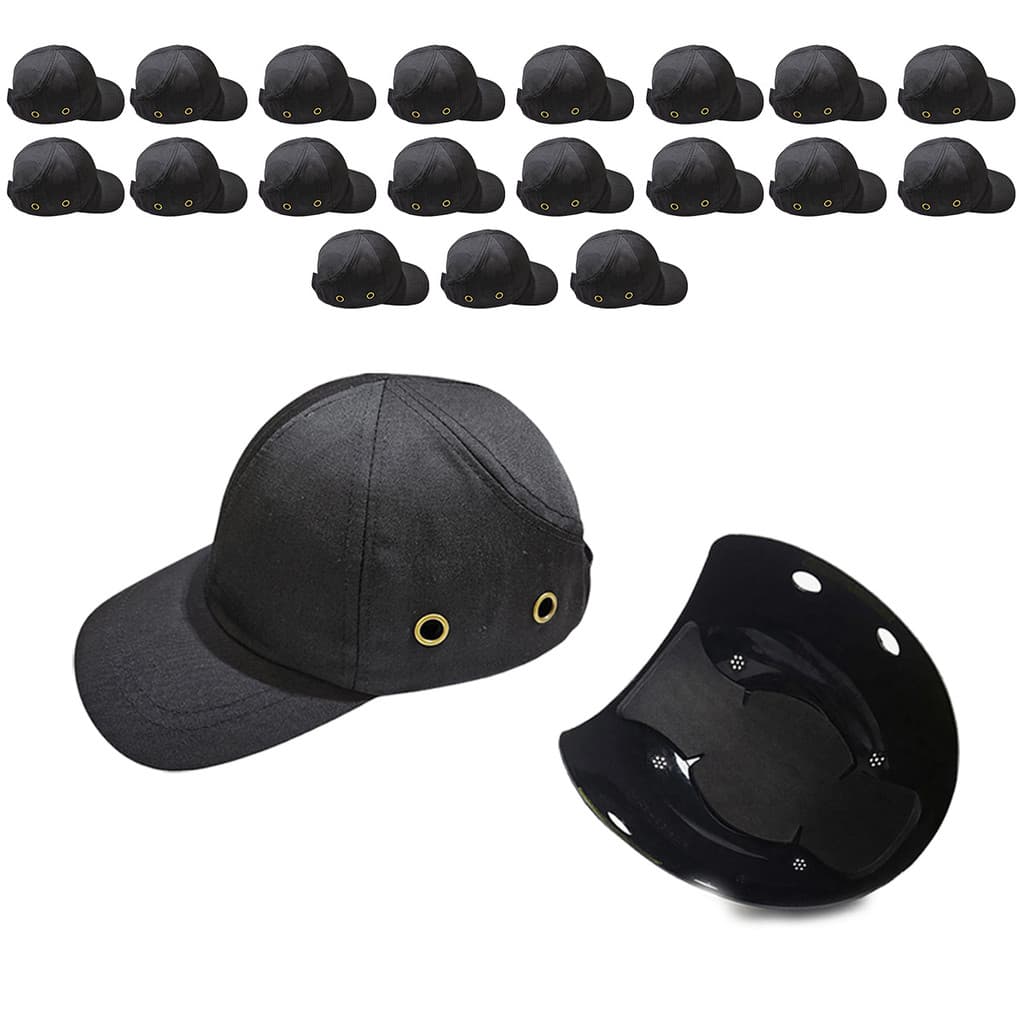 Bone com Capacete EPI Kit 19 Uni Obra Segurança do Trabalho Casquete Reparo Conserto Oficina Resistente