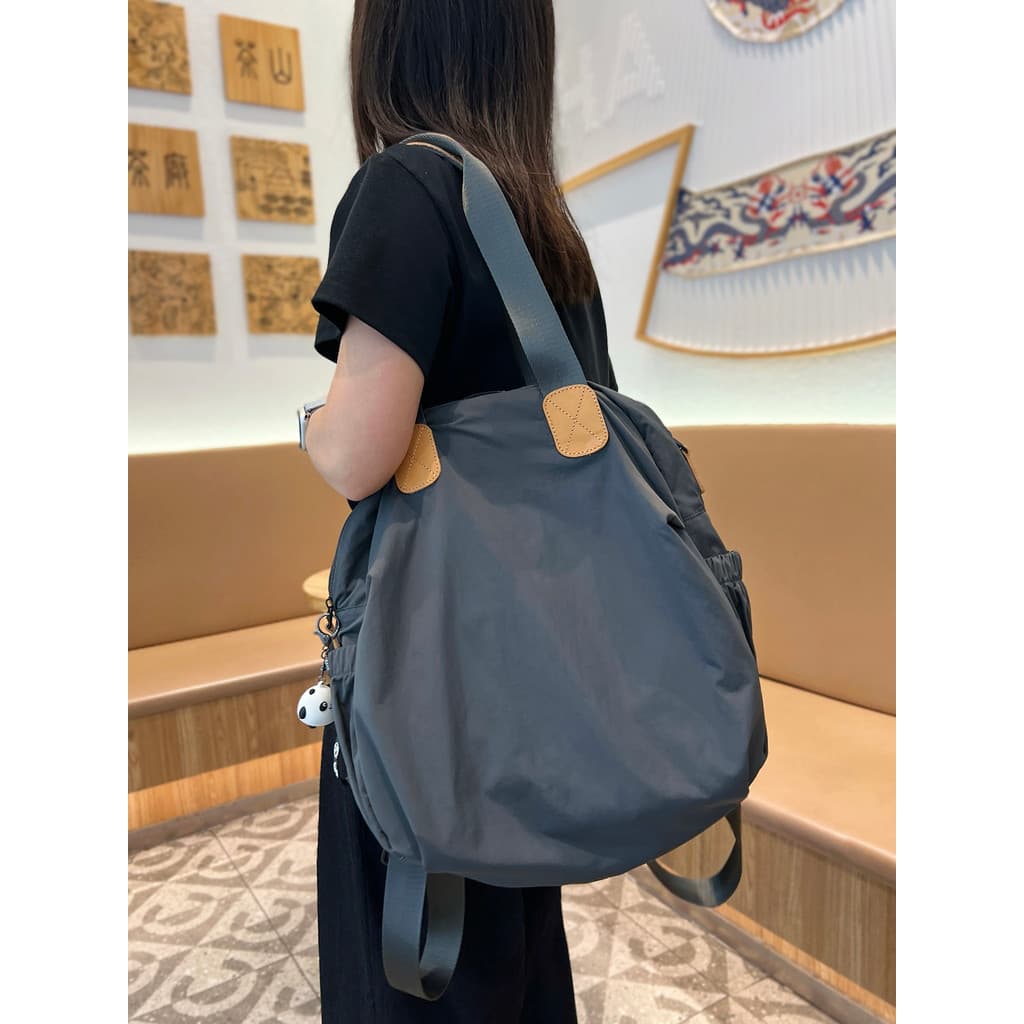 Leve Casual bolsa de ombro de grande capacidade feminina novo estilo náilon pano impermeável saco macio simples All-Matc