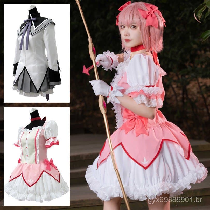 Fantasia de cosplay da Garota Mágica Kame Yuanka, traje de cosplay de Xiao Meiyan, fantasia de performance de anime bidi