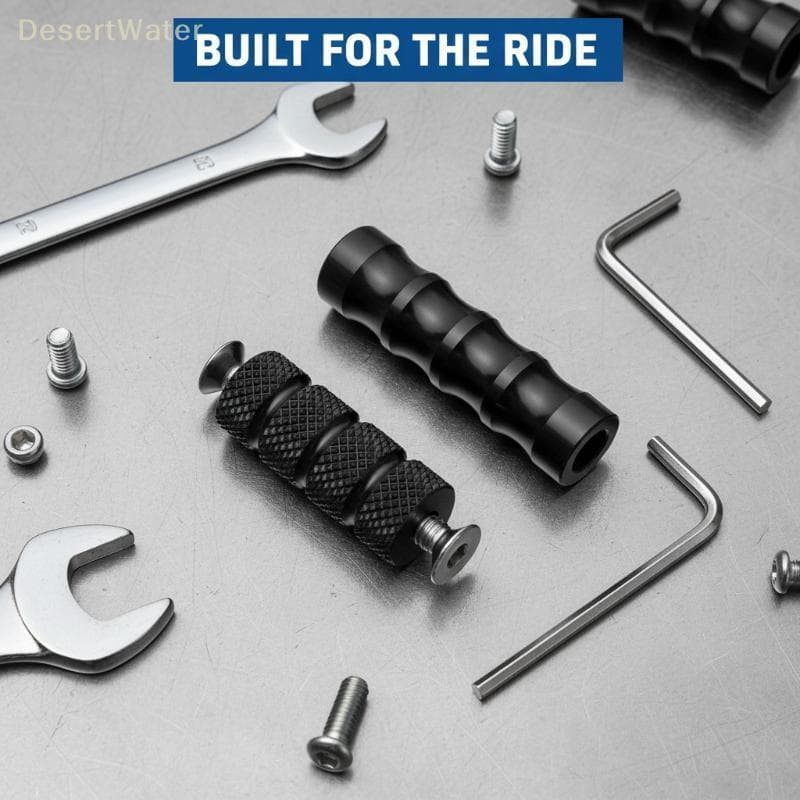 < DesertW > M6 Universal Motocicleta Pé Pegs Alavanca De Mudança De Engrenagem Anti Skid Pedal De Freio Peças De Alto De