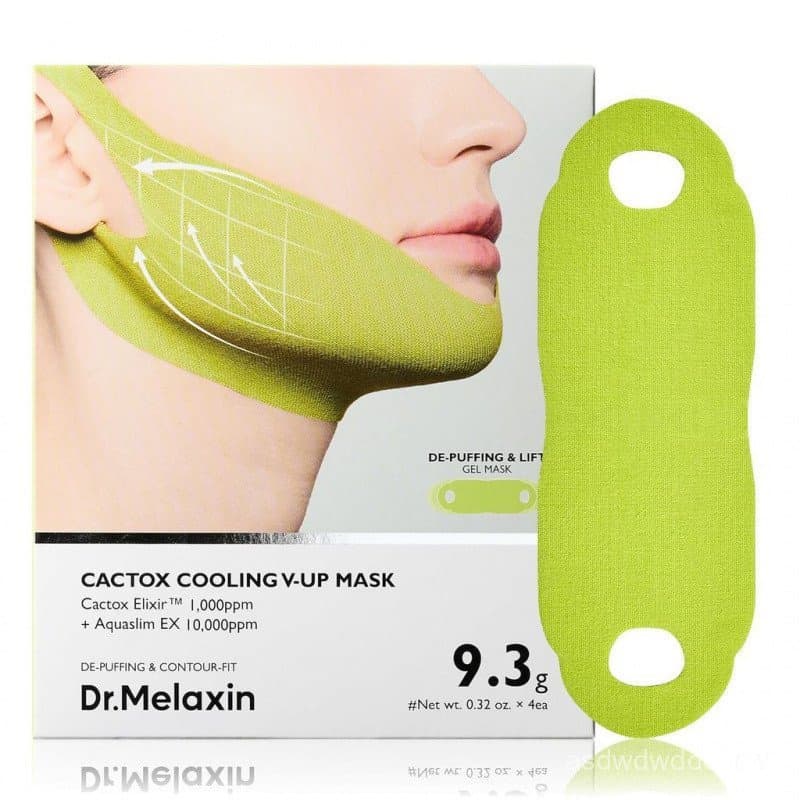 Dr.MelaxinCACTOXV-LiftingMewingBand – Cactox+Cafeína+Colágeno Faixa de Levantamento para Queixo Duplo para Linha do Maxi