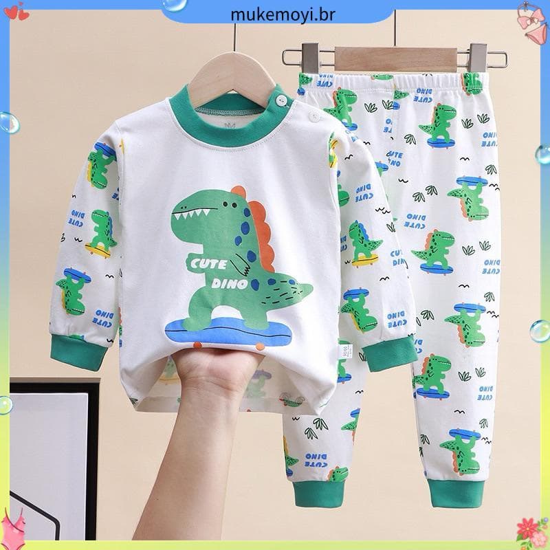 Cesta De Algodão Importada Premium KATUN Ch ildren & # 39 ; s Conjunto De Pijama De 1 A 7 Anos Estilo Coreano Infantil E
