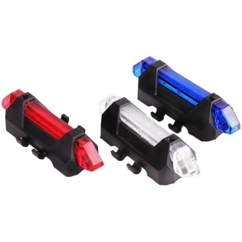 Luz Traseira De Bicicleta De 2 Pacotes , De Advertência Recarregável USB Para Ciclismo Noturno LED Compatível Com Bicicl