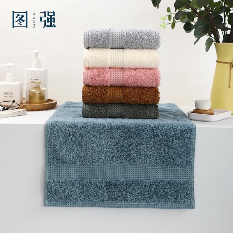 Toalha de algodão classe A toalha de rosto absorver água macia toalha de rosto doméstica de rosto espessada