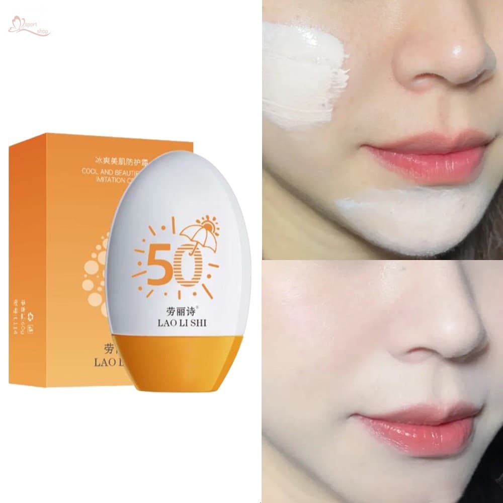 Loção Protetor Solar Facial UV Fps50 PA + + 60g-Absorção Rápida Não Oleosa Para Pele Brilhante
