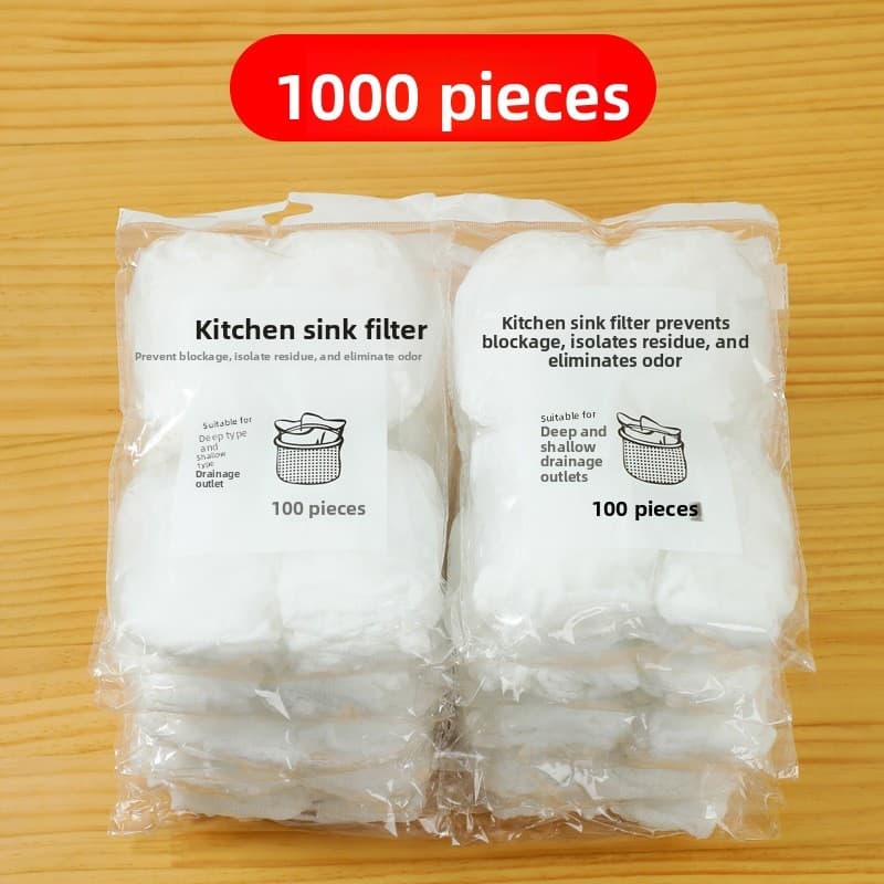 Filtro de pia descartável malha filtro de pia vegetal malha filtro de esgoto malha filtro de cozinha saco de malha de li