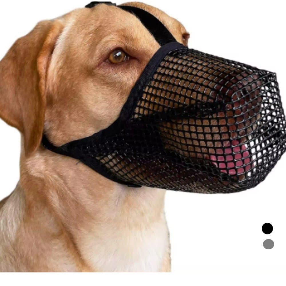 Focinheira Ajustável Para Cães De Estimação Máscara Boca Longa Uso Em