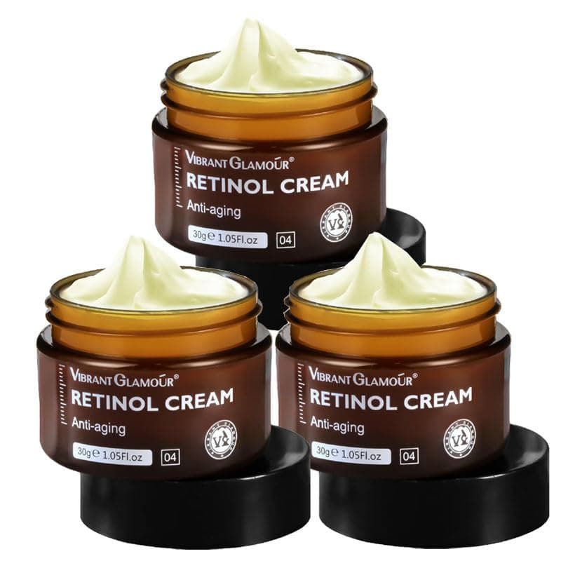Creme e Essência Facial Antienvelhecimento com Retinol, Vibrant Glamour Anti-Aging, Creme Antienvelhecimento com Retinol