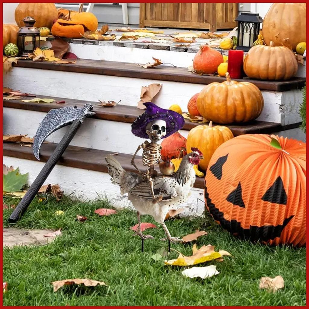Halloween Gato Quintal Estacas De Metal Bonito Preto Abóbora Pátio Decoração Assustador Sinal Gramado Para Ao Ar Livre p