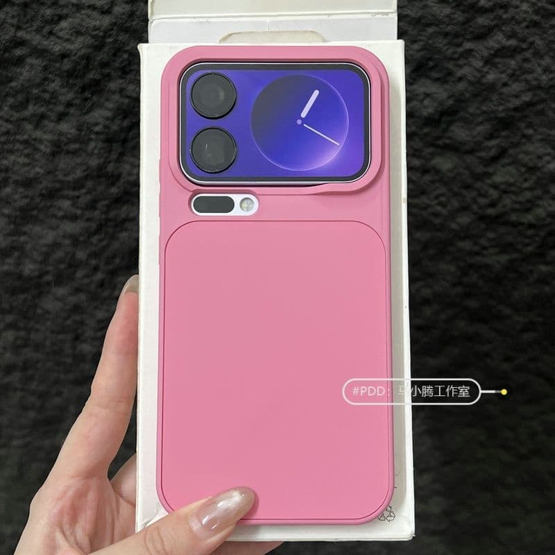 Compatível com a capa do telefone Xiaomi 17Promax, transforma-se instantaneamente em uma capa anti-queda da série 17Pro
