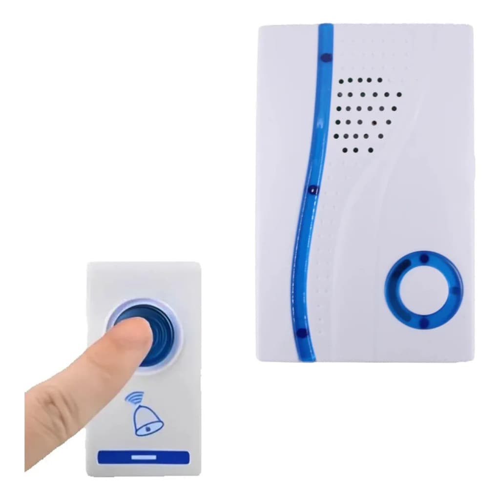 Campainha Sem Fio 32 Toques / Led Wireless Bivolt 100M