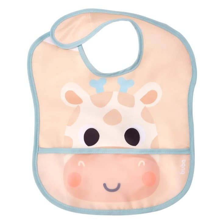 Babador De Silicone Infantil Com Estojo Pega Migalhas Buba
