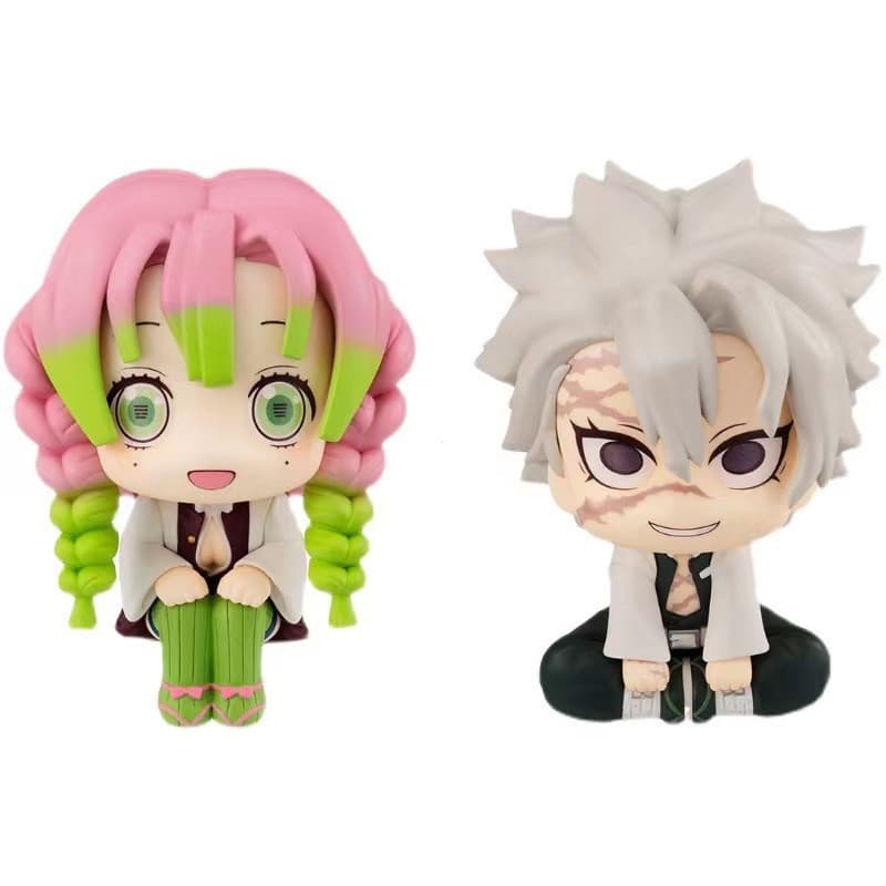 Figura de PVC da versão Q do anime "Demon Slayer" - Kanroji Mitsuri, 10cm, Modelo de Boneca, Presente FA44 PR1G