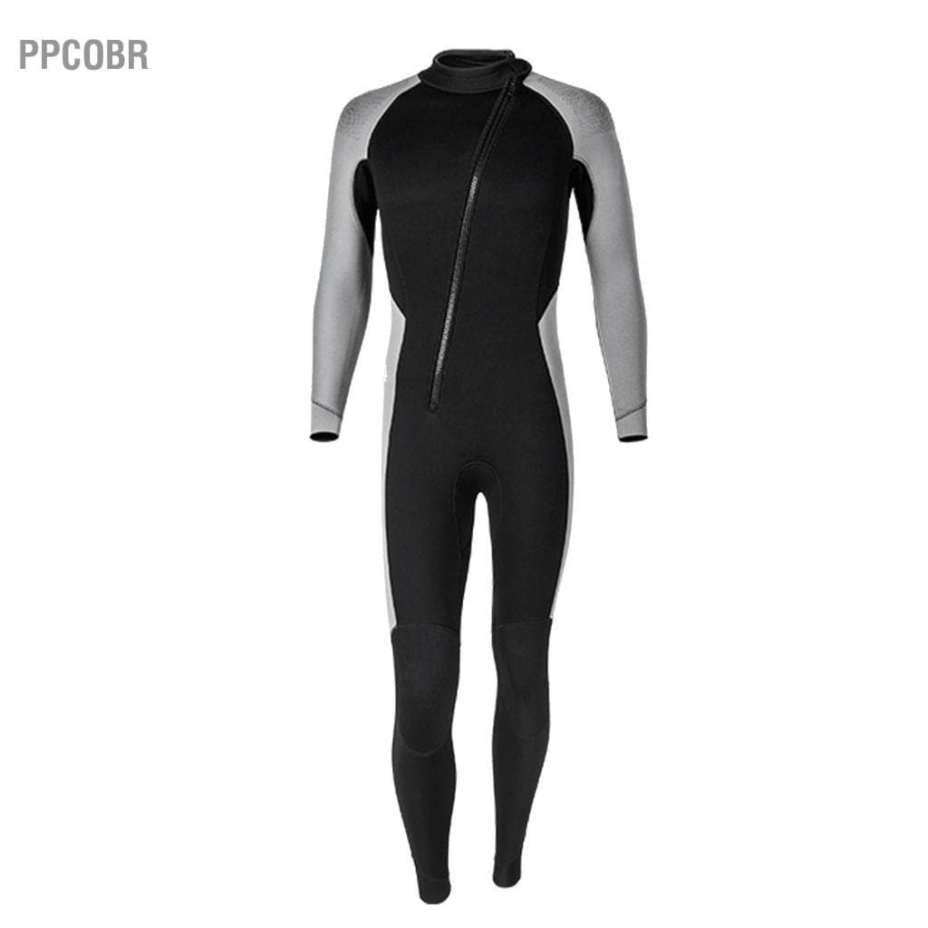 Ppcobr Doorslay 3MM masculino roupa de mergulho de corpo inteiro de neoprene composto de 3 camadas, elástico quente com