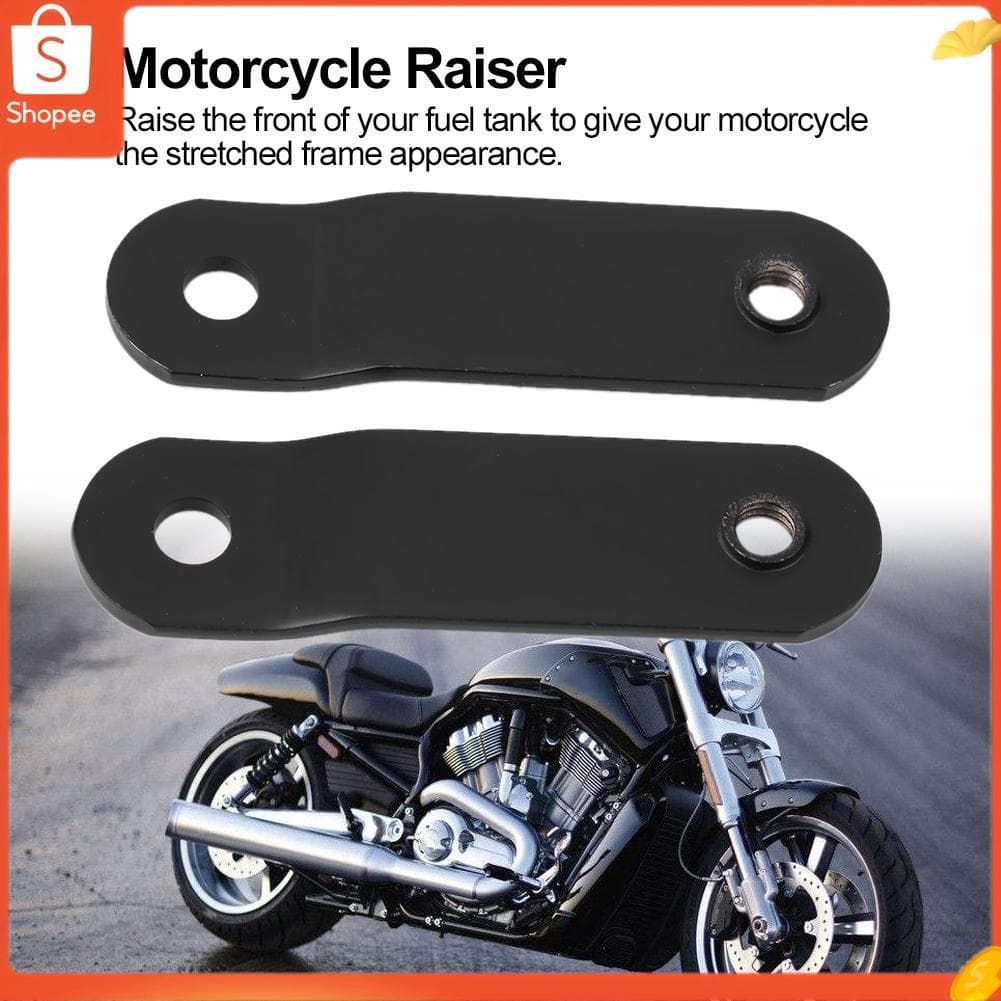 Hap Vistreck Raise Front of Gas Tank 2.56 Bolt On Lift Kit para XL Series 1995-2010 - Preto Acessório de motocicleta