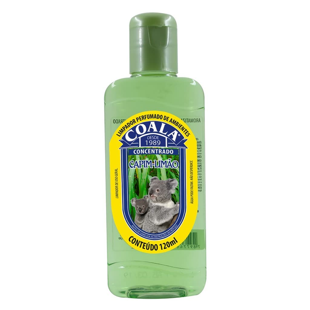 LIMPADOR PERFUMADO CONCENTRADO COALA 120ml CAPIM LIMÃO