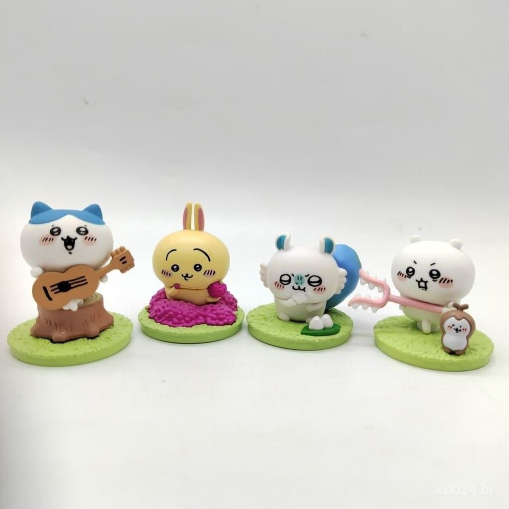 Figurinha Autêntica da Série 1 Chiikawa Friends da Bandai Japonesa, Brinquedo em Cápsula Chiikawa Hachiware Usagi GTME