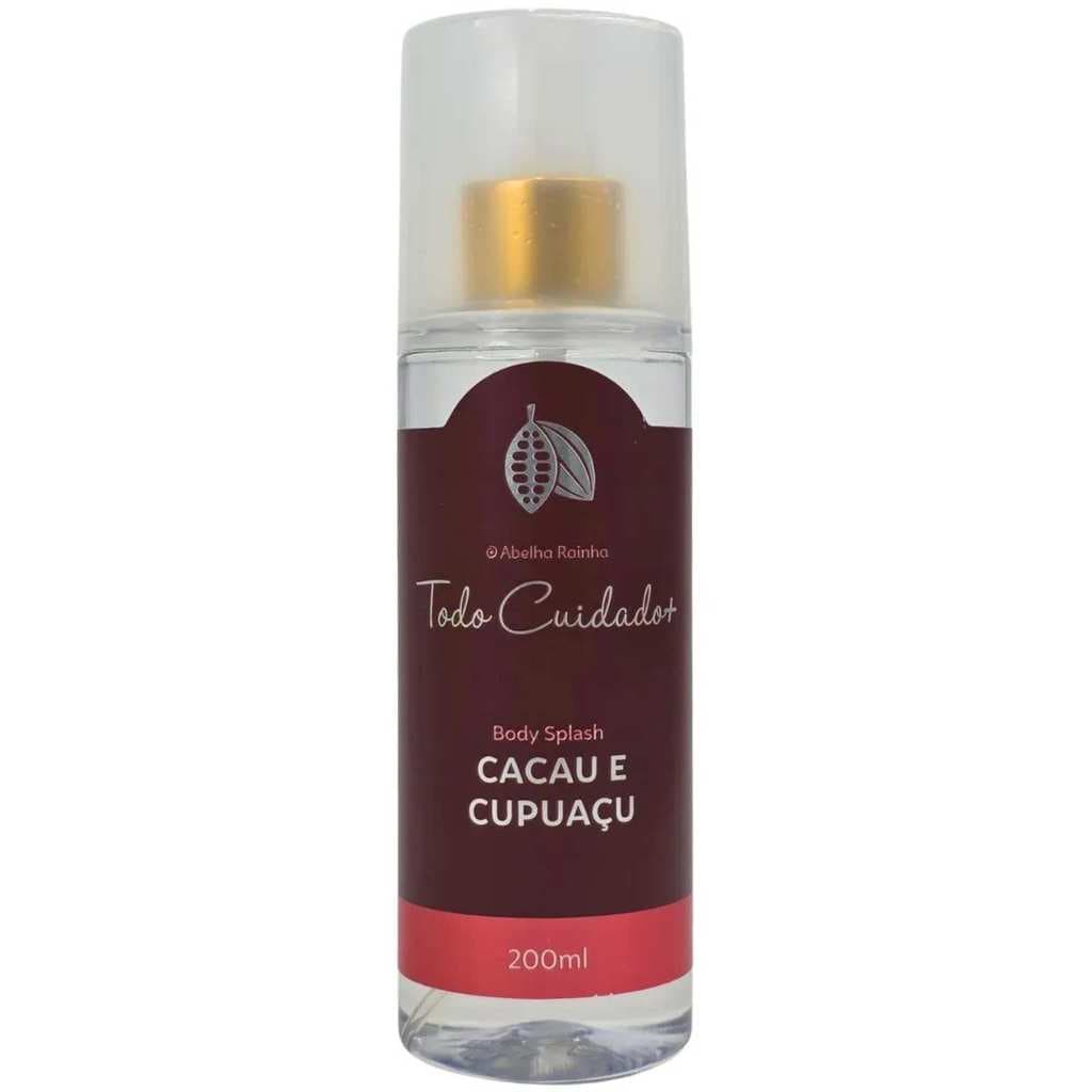 Body Splash Feminino Cacau e Cupuaçu Todo Cuidado Mais Abelha Rainha 200ml
