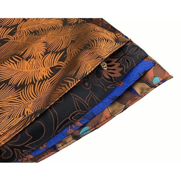 Lenço Masculino Bolso Quadrado Poliéster Moda Paisley Grande Flor Terno Acessório