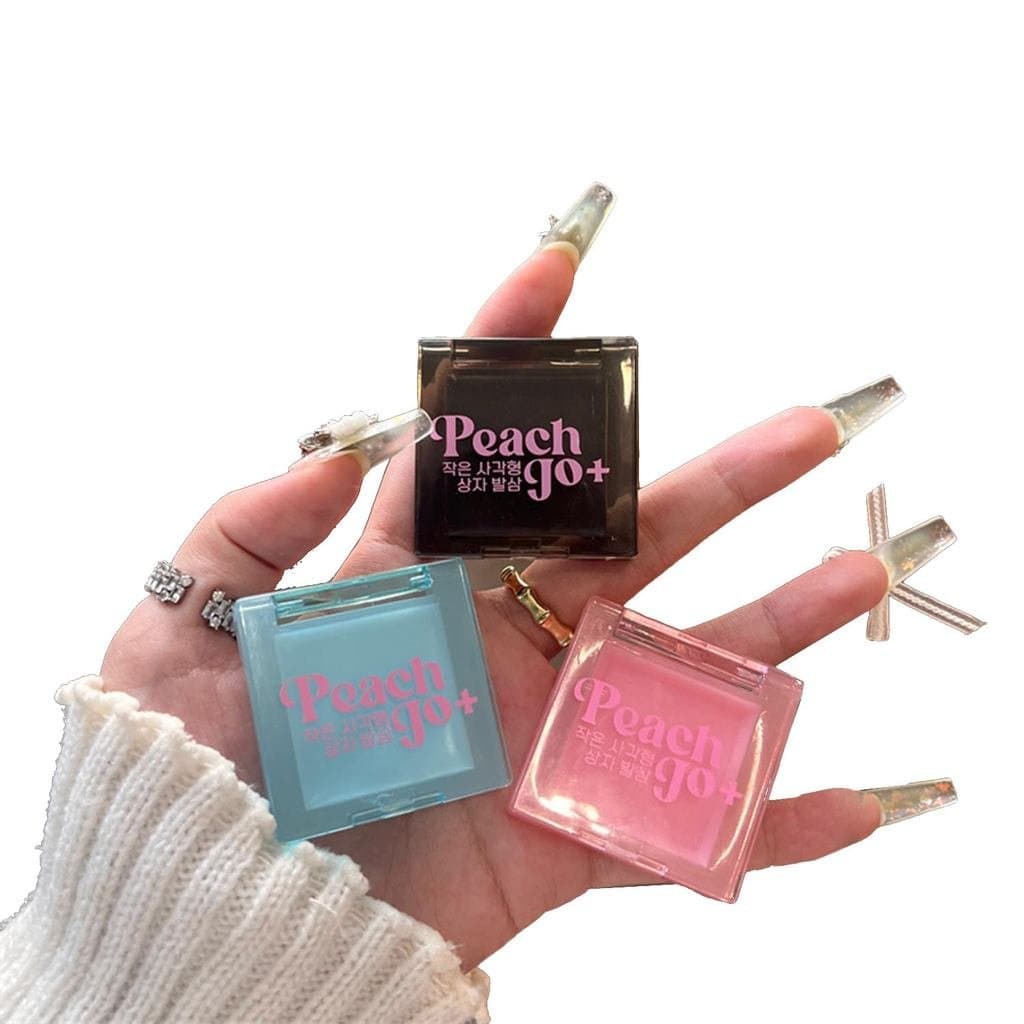 Conjunto de 3 Peças Sólidas - Bálsamos com Aroma de Rosa, Jasmim e Pêssego (4g Cada), Bálsamo em Tamanho de Viagem para