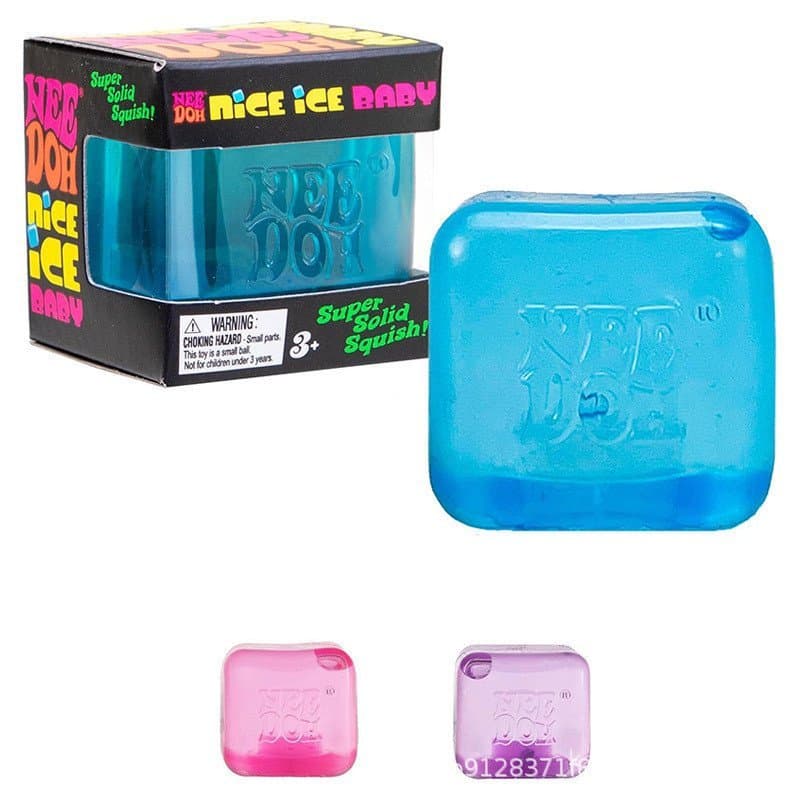 Pronta entrega Schylling Needoh Nice Cube super sólido e macio