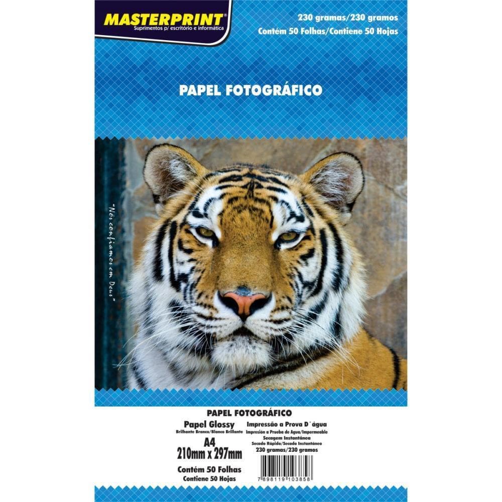 Papel Fotografico INKJET A4 230G