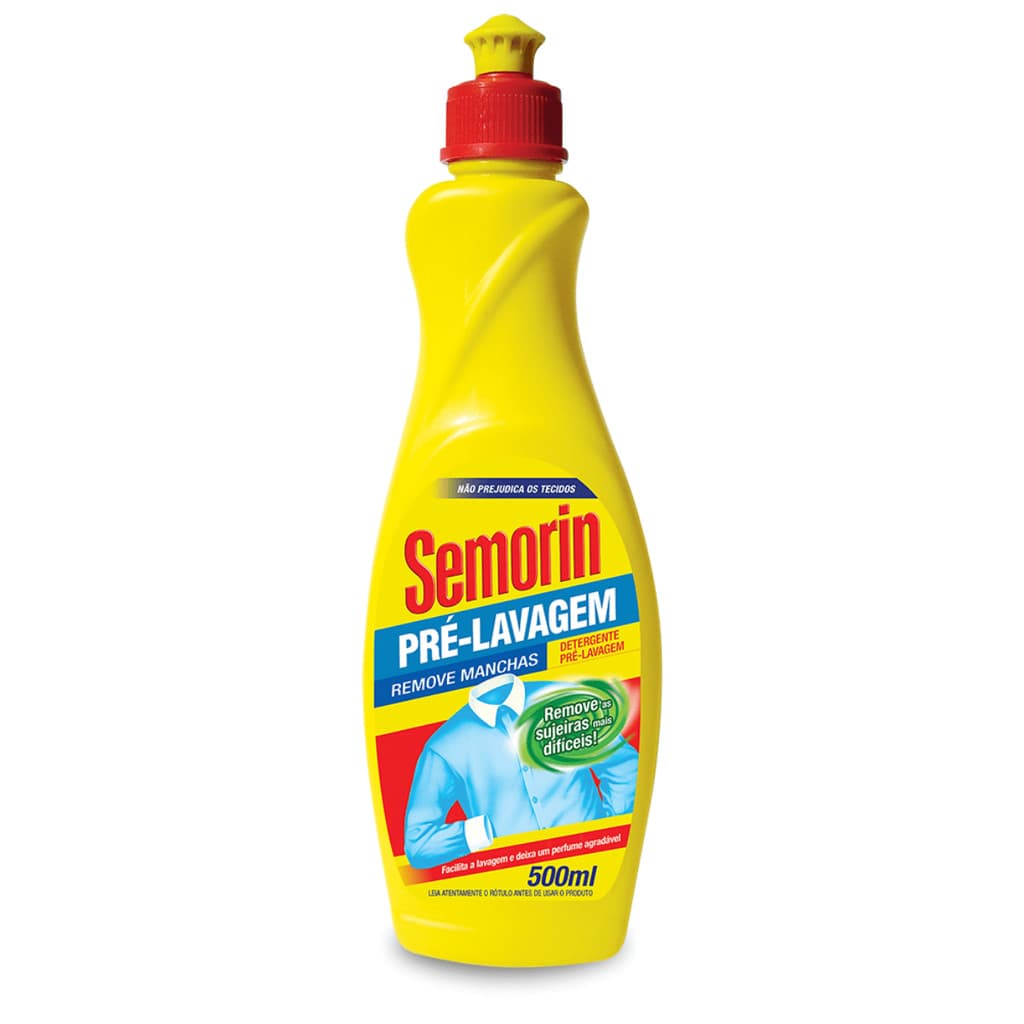 Pré Lavagem Tradicional 500ml - Remove Manchas Difíceis sem Agredir Tecidos
