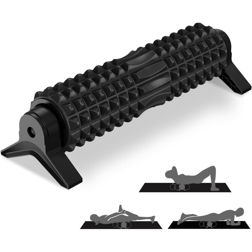 Novo Rolo de Espuma para Pontos de Gatilho com Suporte, Rolo de Yoga Longo para Massagem Profunda dos Músculos das Costa