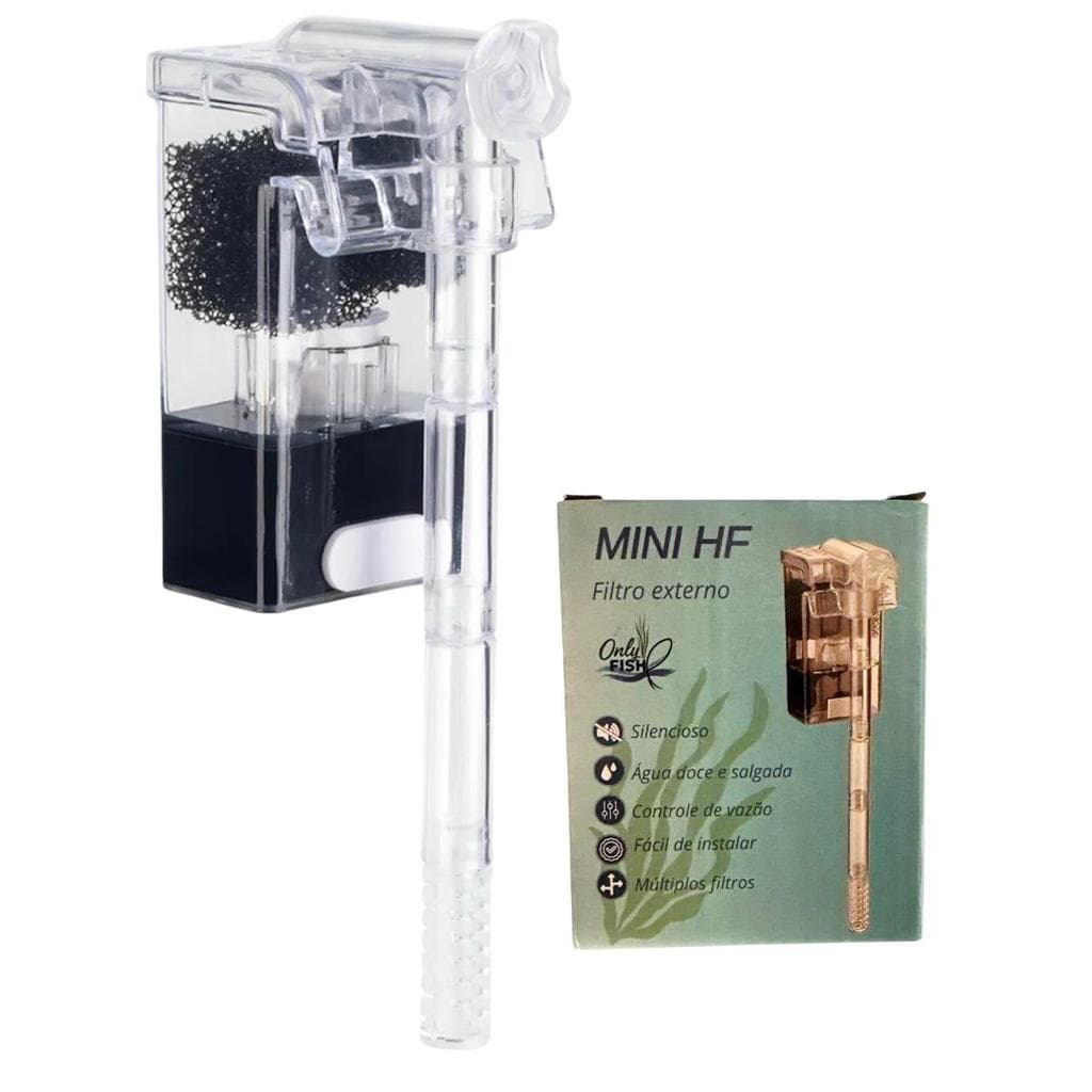 Filtro Only Fish Hang-on P/ Aquários Mini Hf-250 250l/h 127v