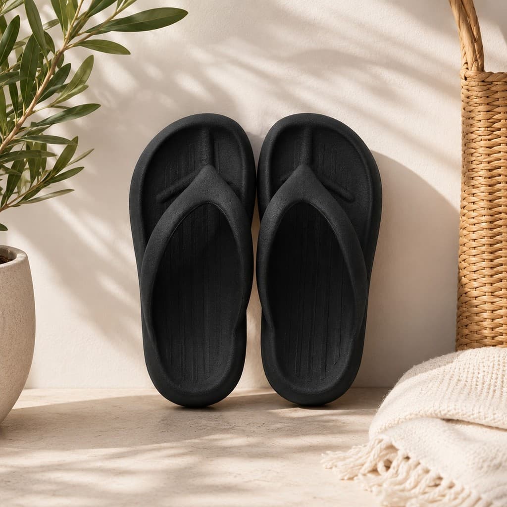 Chinelo de Dedo Feminino Nuvem Anatômico Confortável Leve Macio Antiderrapante Slide Casual