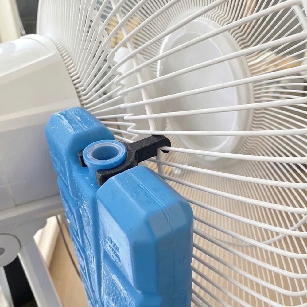 5 Suportes Do Bloco De Gelo Dos Pces , Grampo Plástico Compacto Ventilador De Refrigeração De Ar Da Impressão 3D , Braça