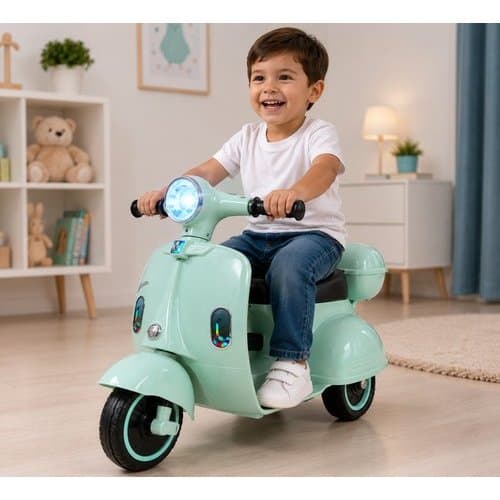 Scooter Motorizada Infantil 6v Brinquedo Eletrico Passeio Seguro Tiffanymoto eletrica tiffany