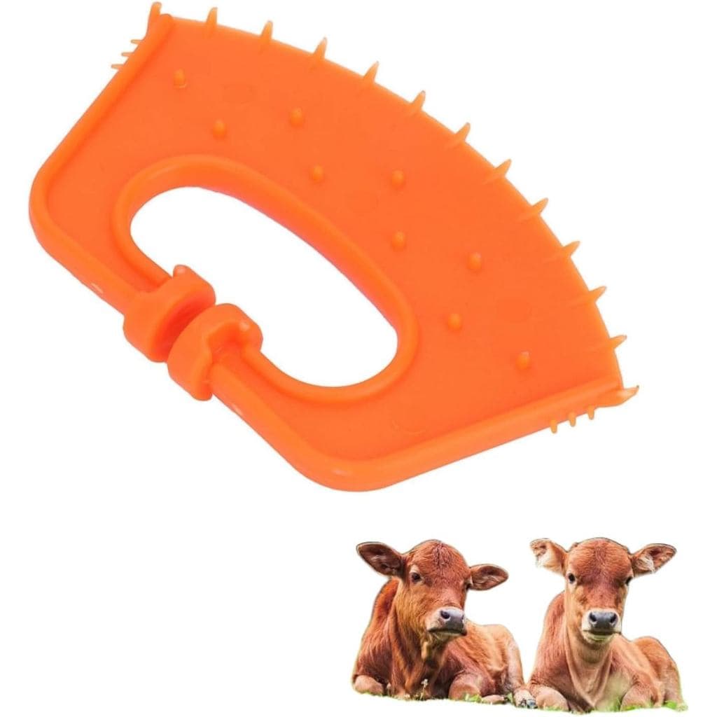 5 Peças Anel de Desmame para Bezerros, Anel de Desmame para Gado de Fazenda com Espinhos, Ferramenta de Desmame de Plást