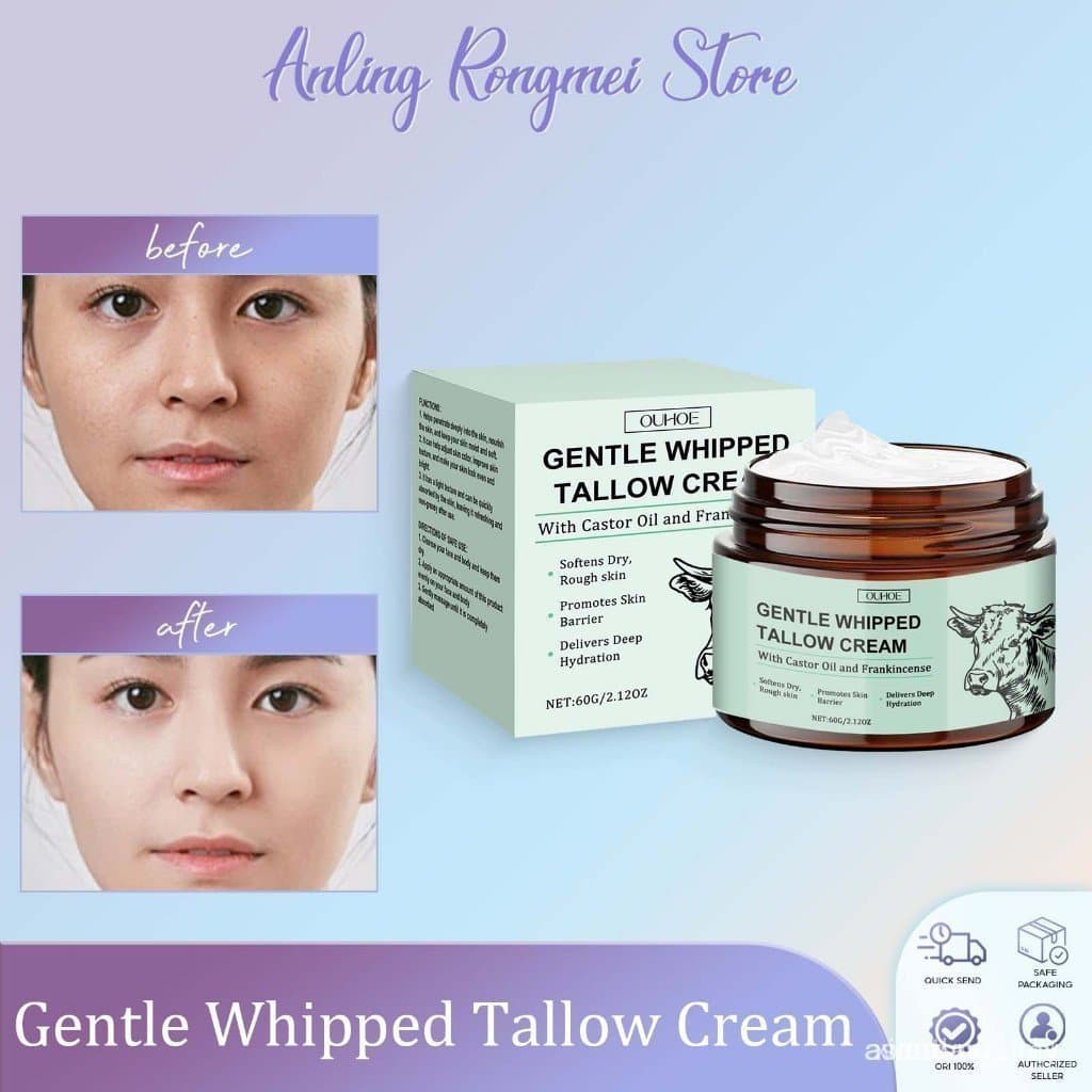 Creme Hidratante de Gordura de Carne com Mel 60g, Hidratante Facial Calmante de Carne, Hidratante Facial de Carne SN45 B