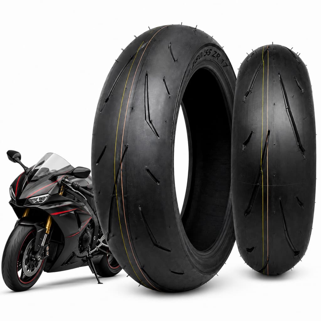 Pneu Michelin Power GP2 180/55 ZR17 Traseiro Moto GP