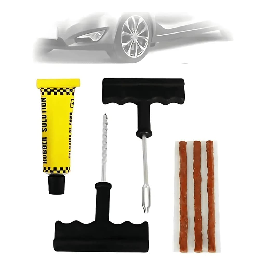 Kit Reparos Para Pneus De Carro E Moto Remendo