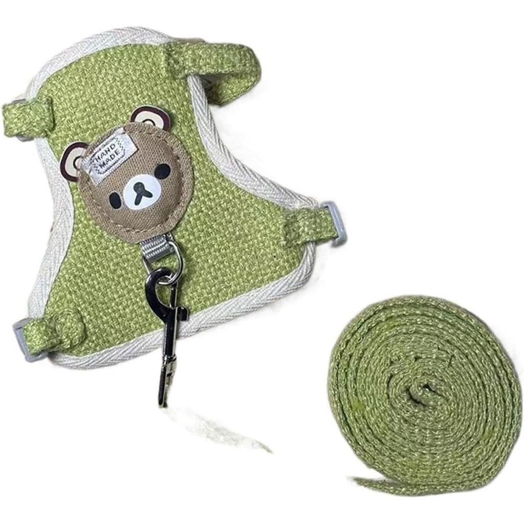 Coleira de Tração para Cães Estilo Colete para Teddy, Bichon, Cães Pequenos, Gato, Coelho, Corda de Passeio, Acessórios