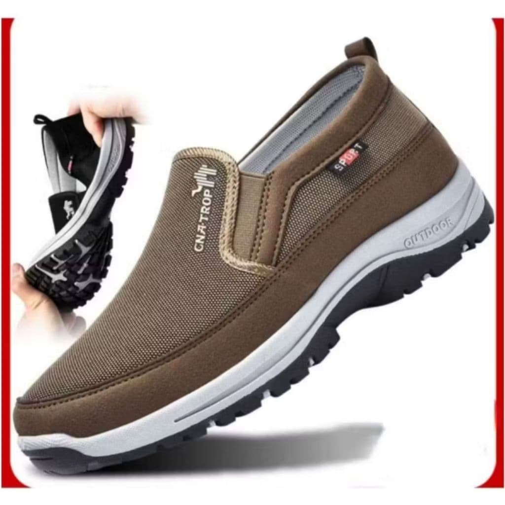 Tenis Sapatilha Mocassim Casual Ortopedico Adventure de Passeio Reforçado Solado Leve Confortável Macio Barato Top