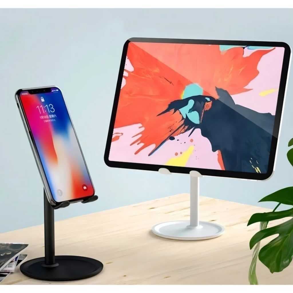 Suporte de Celular e Tablet Ajustável Dobrável Base Antiderrapante Portátil para Mesa Escritório Home Office