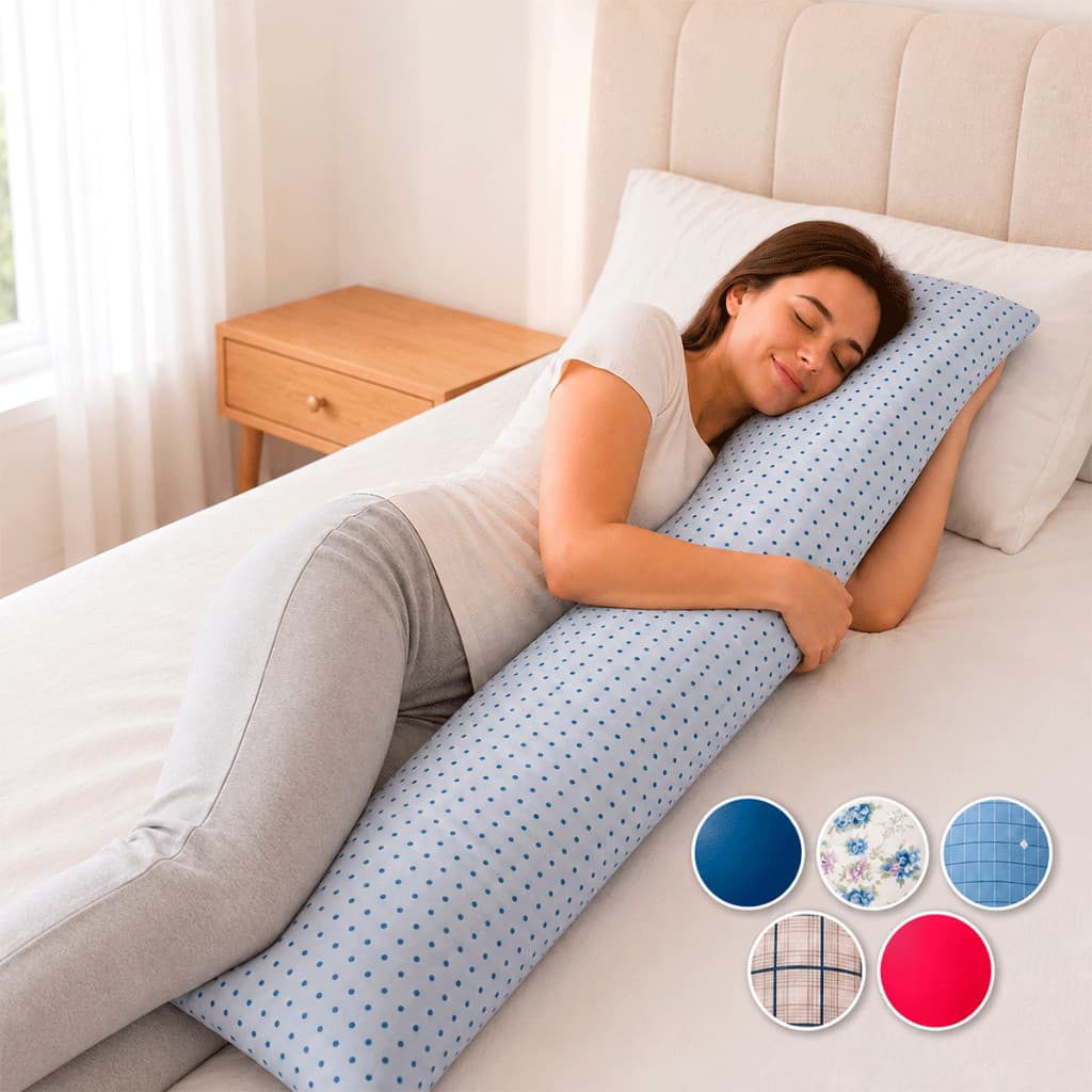 Travesseiros De Corpo Xuxão e Fronha Estampadas Grande Macios Noites Sono 1,30x30 Cama Macio