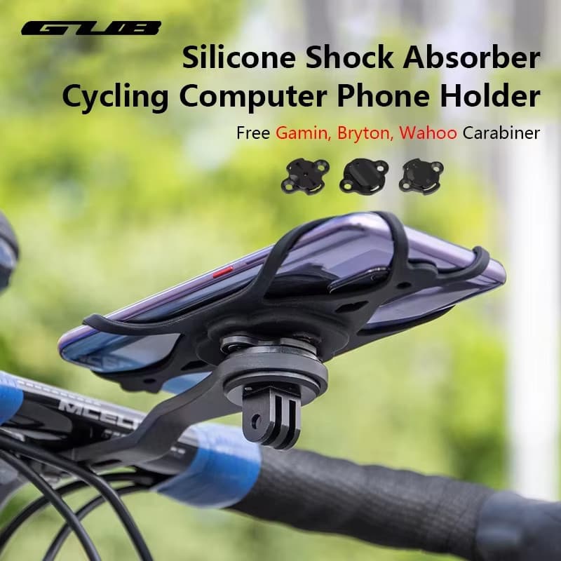 GUB Suporte Para Computador De Bicicleta Silicone Multifuncional De Navegação Com Absorção De Choque Telefone Ciclismo D