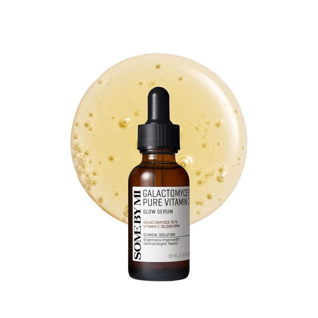 SOME BY MI Galactomyces Pure Vitamin C Glow Serum - 1.01Oz, 30ml - Sérum Facial Coreano de Vitamina C para Pele Radiante
