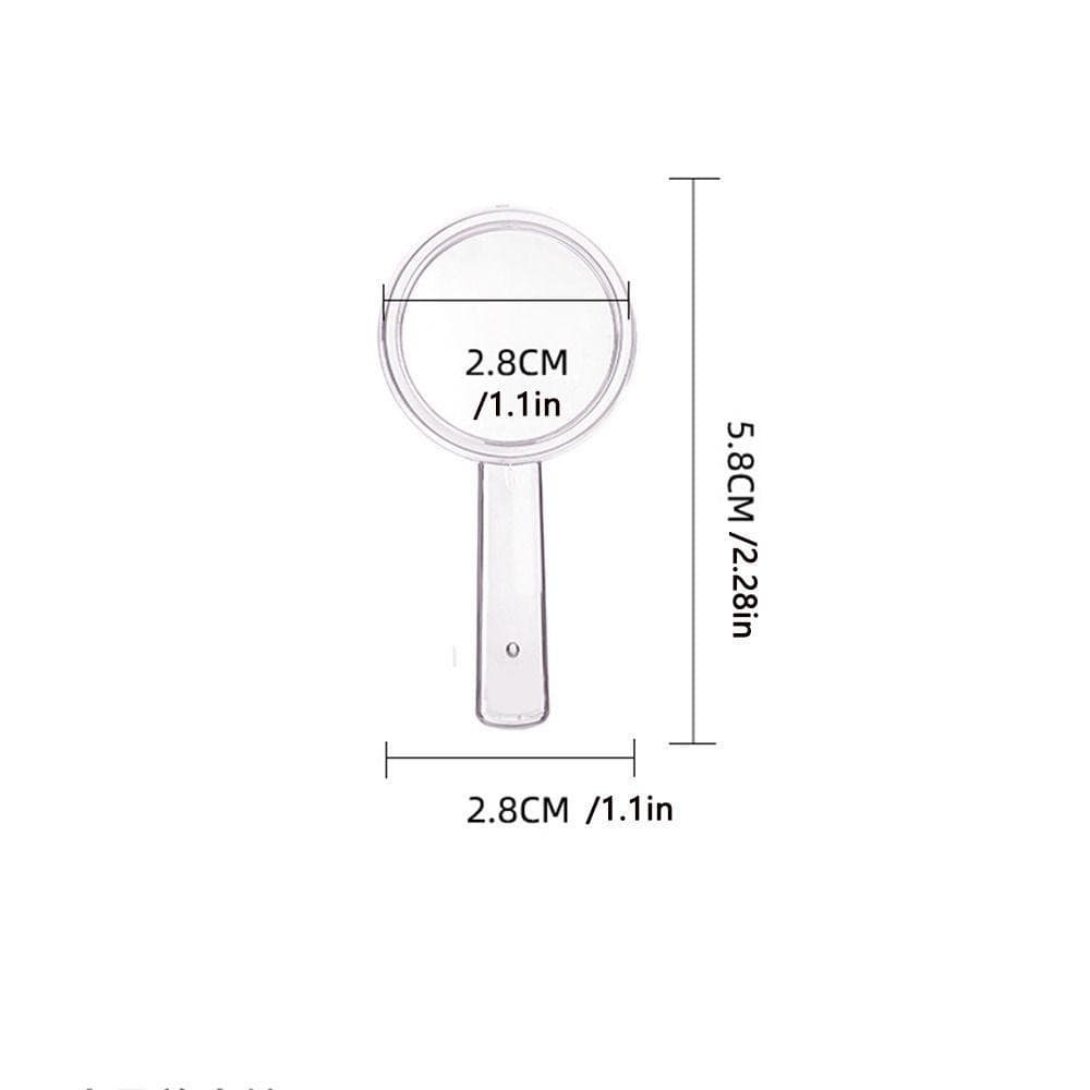 10 Lentes de Aumento para Crianças, Lente Fresnel Transparente 3X, Portátil